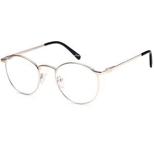 CAPRI DC 211 CLEAR WHITE GOLD EYEGLASSES SUNGLASSES FRAMES 49-21